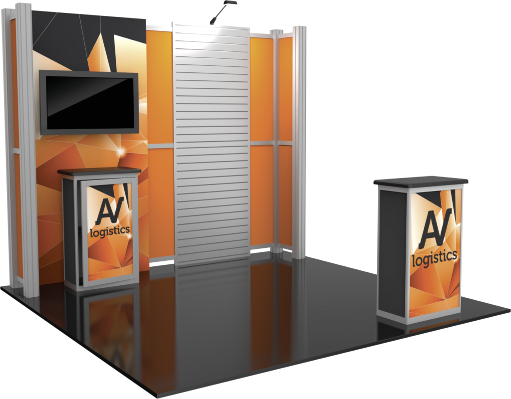 Hybrid Pro 10ft Modular Backwall Kit 08 Exhibit Logistics