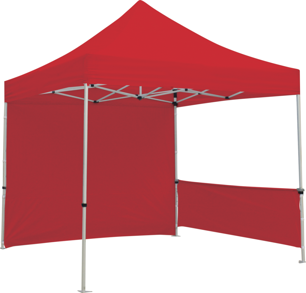 Zoom 10 Popup Tent Full Wall Only - Red - Exhibit Logistics